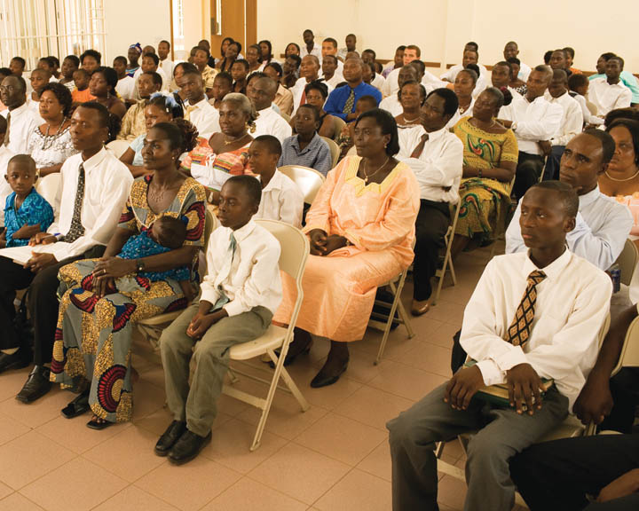 Black Mormon Church Congregation