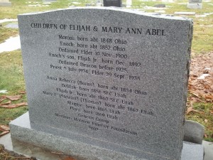 Elijah Abel Grave Stone