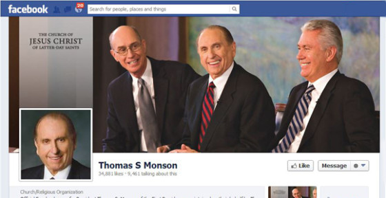 LDS Leaders Facebook Pages