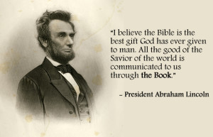 Abraham Lincoln Bible Quote