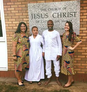 Alex Boyé baptizes his mother